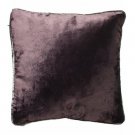 McAlister Textiles Shiny Aubergine Purple Crushed Velvet Cushion Cover - 16" Sizes