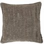 McAlister Textiles Textured Chenille Charcoal Grey Cushion Cover - 16" Size
