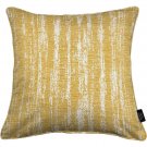 McAlister Textiles Textured Chenille Mustard Yellow Cushion Cover - 16" Size