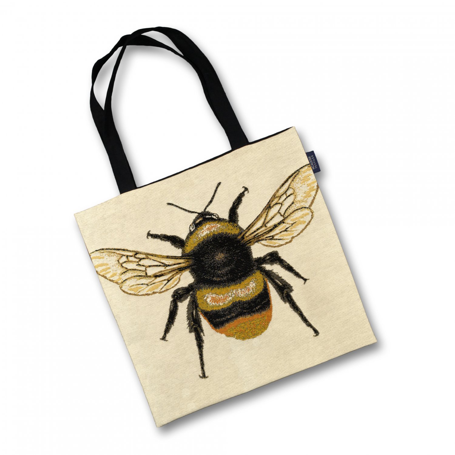 McAlister Textiles Bumble Bees Tapestry Tote Bag