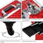 360-Degree Rolling Aluminum Rotating Castors Makeup Train Cosmetic Case