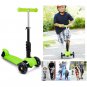 Kids 3 LED Wheels Mini Kick Scooter Children Walkers 3-in-1 Toddler Scooters wit