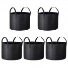 5 Grow Bags Fabric Pots Root Pouch with Handles Flower Planting Organic
