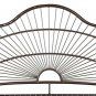 Iron Hanging Patio Porch Swing With Chain Chair Bench Seat Outdoor Deck Backyard