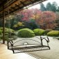 Iron Hanging Patio Porch Swing With Chain Chair Bench Seat Outdoor Deck Backyard