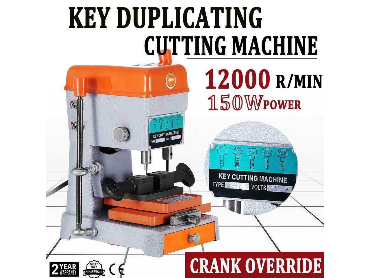 Compact 368A Automatic Key Copy Duplicating Machine Key Guide Reproducer Durable