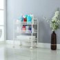 Rolling Salon Spa Trolley Cart 3 Shelves Hair Beauty Storage Equipment Organize