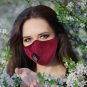 2pcs outdoor Pollen Dust Mask Cashmere Washable Comfortable Anti-fog Mask