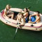 Fathers Dad Day Voyager 30400 Inflatable 4 Person Fishing Leisure Boat Raft