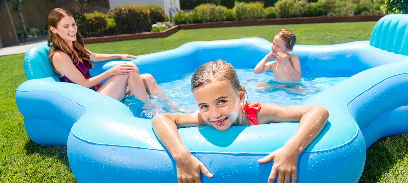 blue wave premier inflatable pool