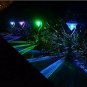 Solar Garden Lights Tulip Like diamond Shaped Outdoor Decor Color Changing LED