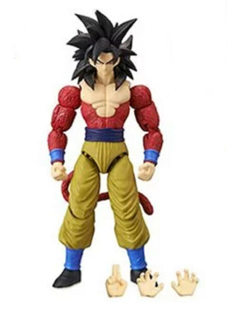 Action Figure Toy - Dragon Ball Stars - Super Saiyan 4 Goku - Wave 9 - 7 Inch