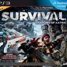 PS3 Cabela's Survival Shadows of Katmai Game Bundle w/Top Shot Elite Rifle Gun