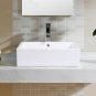 20" Bathroom Rectangle Ceramic Vessel Sink