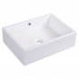 20" Bathroom Rectangle Ceramic Vessel Sink