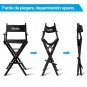 Portable Folding Beech Wooden Makeup Artist Chair