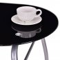 3 pcs Tempered Glass Dining Furniture Set