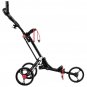 Lightweight Foldable Golf Cart with Adjustable Push Handle