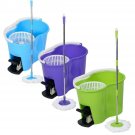 360° Rotating Magic Spin Mop with 2 Microfiber Heads