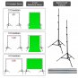 Ktaxon Photo Studio Lighting Photography 2 Backdrop Stand Muslin Light Kit Umbre