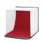 Square Perfect 24" Folding Photo Box Tent LED Light Table Top Photography Studio