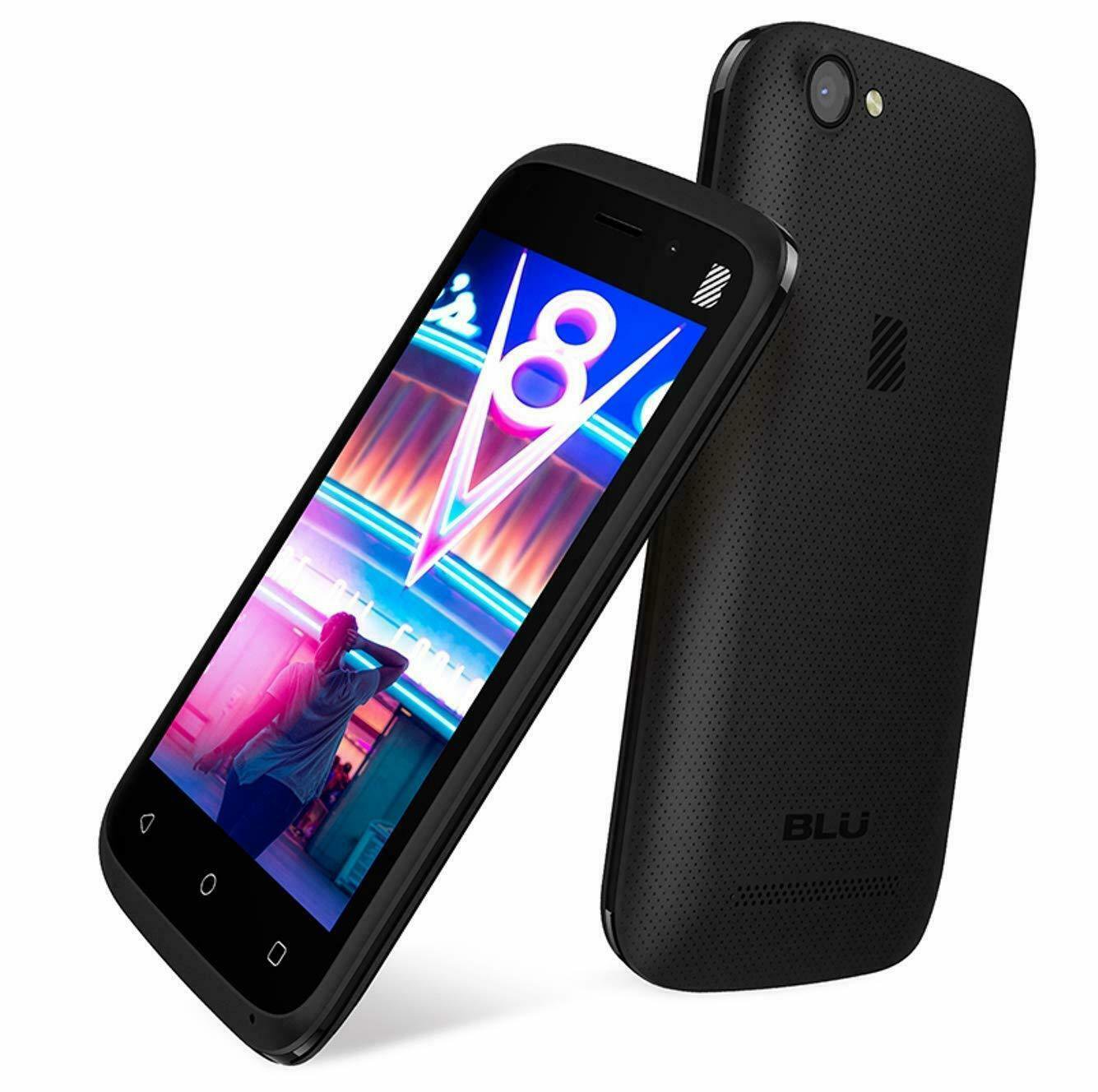 BLU Advance L4 A350A Smartphone 4.0" GSM Unlocked 8GB Dual Sim 5MP Android - Bla