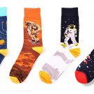 4 Pairs of Fun Astronaut Socks