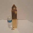 Vintage Metal Brass Wall Hanging Match Stick Holder, Incense Holder, 13" Tall