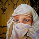 Oil painting traditional women art Tunisia