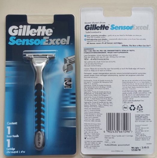 Станок для бритья мужской gillette sensor excel