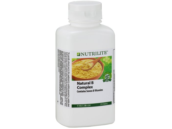 NEW NUTRILITE AMWAY Natural B Complex Contains 7 B Vitamins 250 Tablets