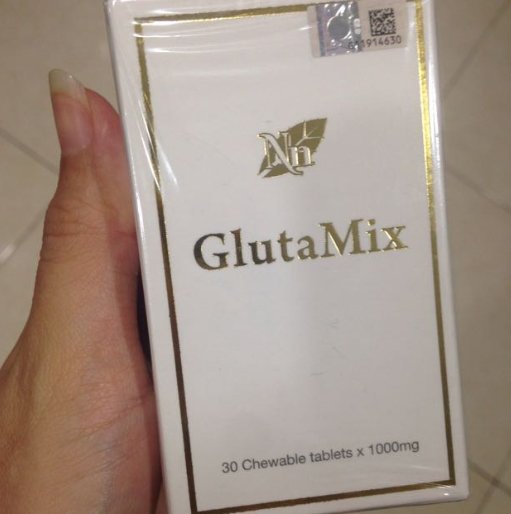 3 X GlutaMix Skin Whitening Glutathione Lightening Chewable Pills