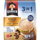 12 Sachets X 28 Grams QUAKER OAT CEREAL DRINK 3-IN-1 MOCHA flavor