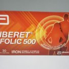 2 x Abbott Iberet Folic 500 - 30 Capsules Daily Supplements Enrich Multivitamins
