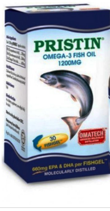 2 x Pristin Omega-3 Fish Oil 1200mg 30s (Protect Heart)