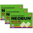 5 Boxes X 10's Neobun analgesic plaster, muscle ache, Pain relief toothache headache