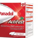 3 Box X Panadol Actifast 100 Tablets Headache, Paracetamol, Fever - FS
