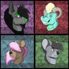 Furry/Anthro Headshots