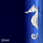 Printable seahorse papercraft for your wall decor