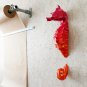 Printable seahorse papercraft for your wall decor