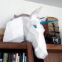 Printable papercraft unicorn trophy for your wall decor