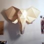 Printable papercraft elephant trophy for your wall decor