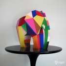 DIY papercraft elephant sculpture for your decor