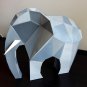 DIY papercraft elephant sculpture for your decor