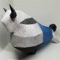 DIY papercraft bull sculpture for your decor