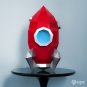 DIY papercraft rocket sculpture for your kid's decor