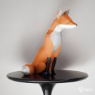 DIY papercraft fox sculpture for your decor