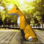 DIY papercraft fox sculpture for your decor