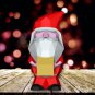 DIY papercraft Santa Claus sculpture for your Christmas decor