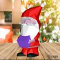 DIY papercraft Santa Claus sculpture for your Christmas decor